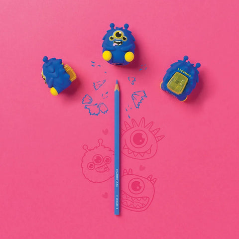 Sacapuntas Luminoso Con Depósito - Monster -  Legami