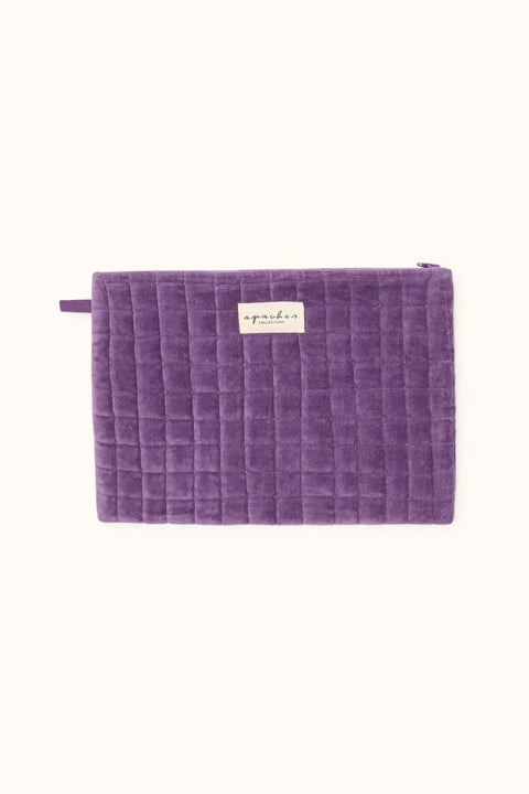 Bolsa pequeña Sana - Terciopelo suave Morado
