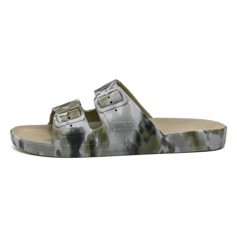 Sandalias de playa - Bandana Khaki - Freedom Moses