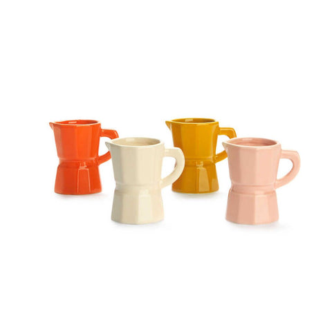 Set 4 tazas espresso Moka surtido de color  - Balvi