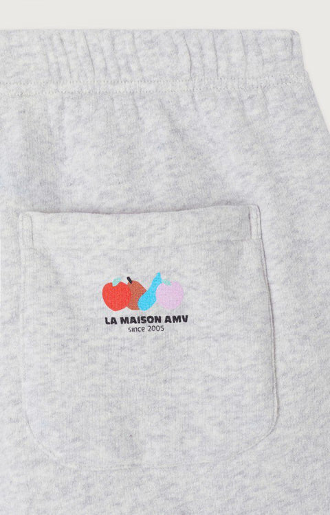 Short mujer Atubay - Gris Jaspeado  – American Vintage