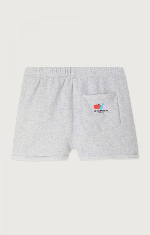 Short mujer Atubay - Gris Jaspeado  – American Vintage