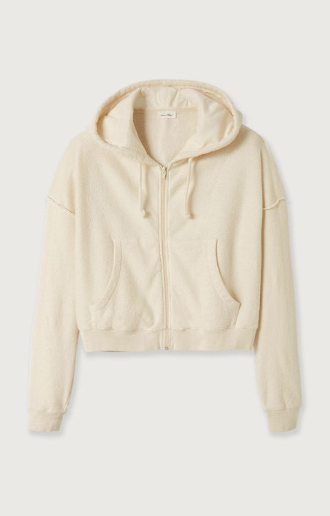 Sudadera con capucha mujer Bobypark Ecru - American Vintage