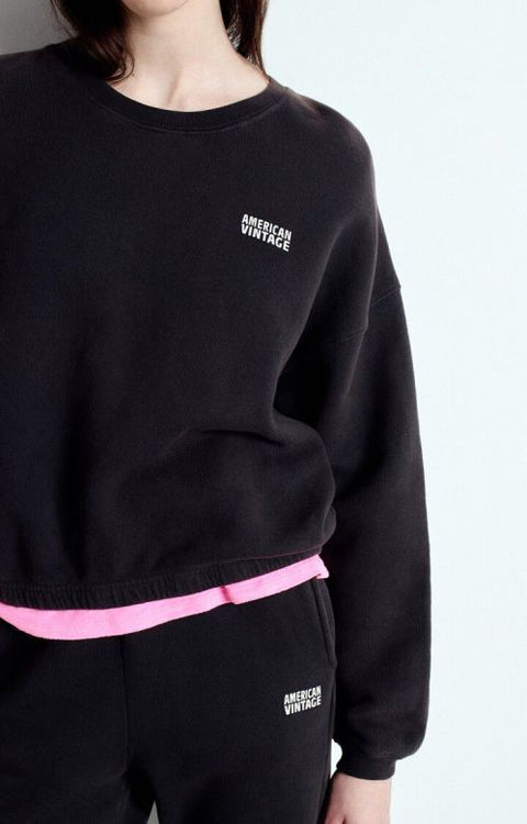 Sudadera mujer Izubird - Regaliz Vintage - American Vintage