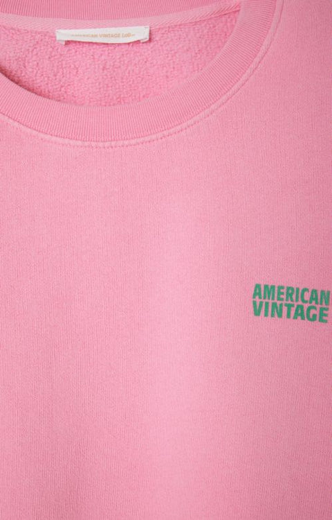 Sudadera mujer Izubird - Rosa Vintage - American Vintage