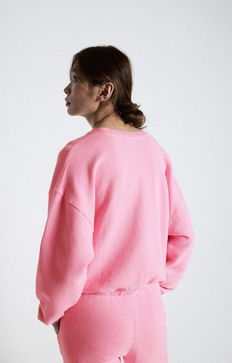Sudadera mujer Izubird - Rosa Vintage - American Vintage
