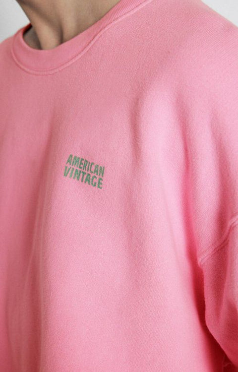 Sudadera mujer Izubird - Rosa Vintage - American Vintage