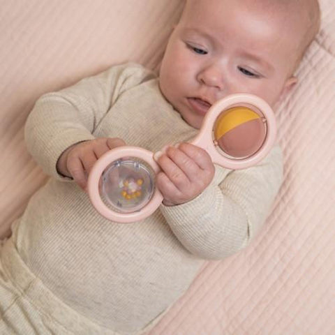 Sonajero clásico rosa – juguete bebé | Little Dutch