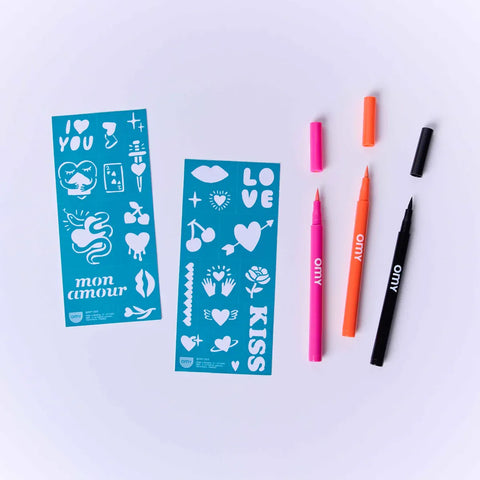 Tattoos temporales “Tattoo Art – I Love You” – OMY