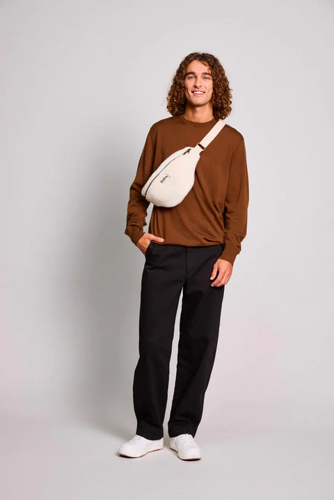 Riñonera Olivia Teddy Blanco ártico - Hindbag