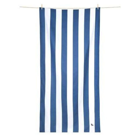 Toalla secado rápido Cabana Navy XL 2x0,9 M - Dock & Bay