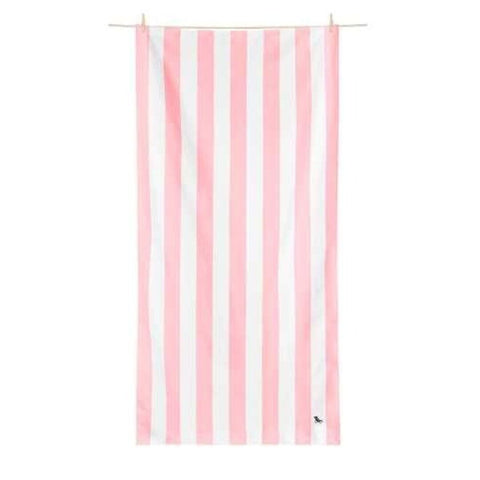 Toalla secado rápido Cabana Pastel Pink XL 2x0,9 M - Dock & Bay