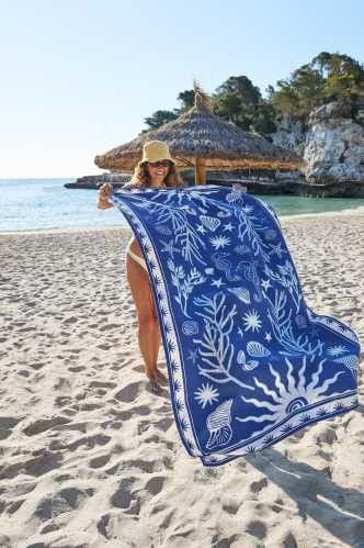 Toalla secado rápido Ocean Treasure XL 2x0,9 M - Dock & Bay