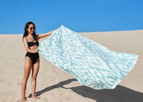 Toalla secado rápido XL 2x0,9 M - Summer Seafoam - Dock & Bay