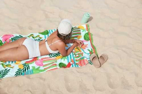 Toalla secado rápido XL 2x0,9 M - Summer Tropicana - Dock & Bay