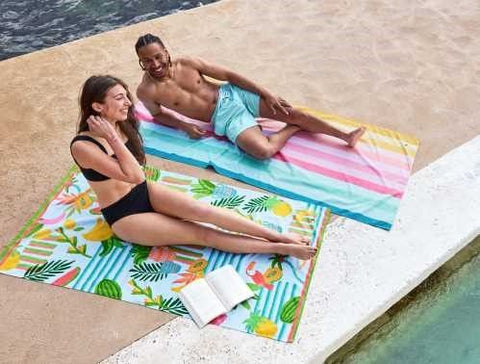 Toalla secado rápido XL 2x0,9 M - Summer Tropicana - Dock & Bay