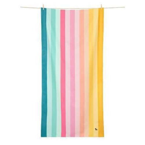 Toalla secado rápido Summer Coastal Candy XL 2x0,9 M - Dock & Bay