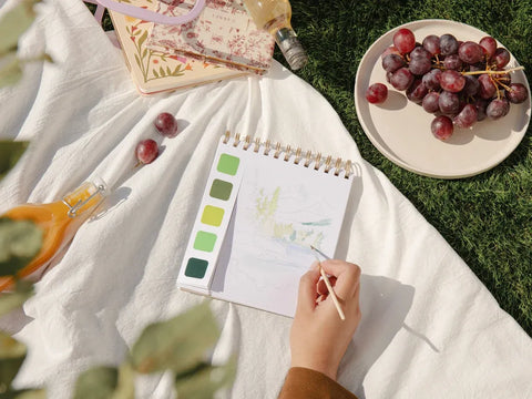 Travel Book Acuarela "Paysage Nature" – La Petite Épicerie