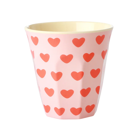 Taza de melamina 25cl con corazones - Sweet Hearts - RICE
