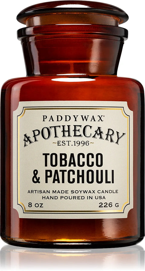 Vela perfumada Apothecary 226g - Tobacco+Pachouli – Paddywax