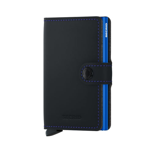 MiniWallet - Matte Black & Blue - Secrid