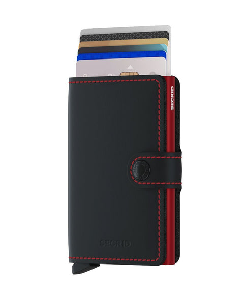 MiniWallet - Matte Black & Red - Secrid