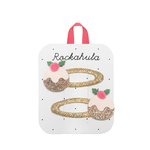 Clips de Pelo – Christmas Pudding – Rockahula Kids