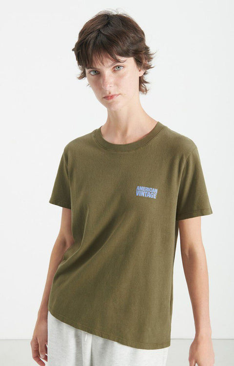 Camiseta mujer Ykobow American Vintage - Orégano