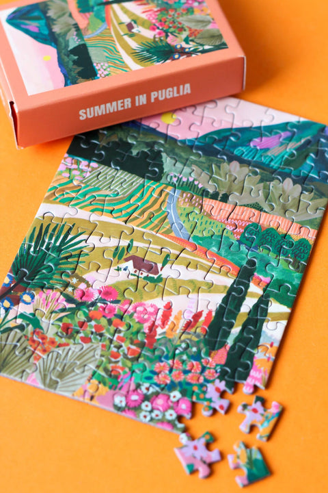 Mini Puzzle de 99 piezas - "Summer in Puglia" - Piecely puzzles