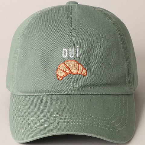 Gorra de béisbol bordada “Croissant” - La Familia