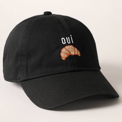 Gorra de béisbol bordada “Croissant” - La Familia