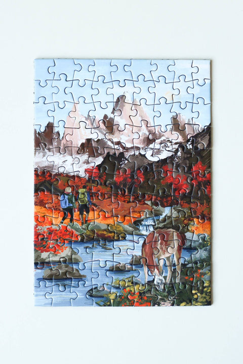 Mini-puzzle de 99 piezas - Patagonie - Piecely Puzzles