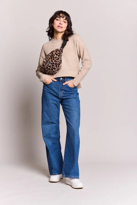 Riñonera Olivia Pelo sintético Leopardo - Hindbag