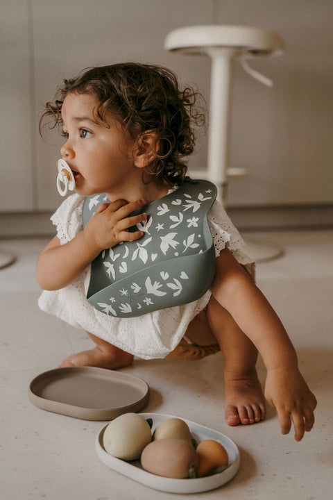 Babero de silicona para bebé – birdy- Zakuw