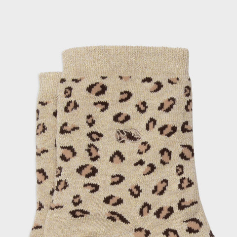 Calcetines Leopardo – Beige - Billy Belt