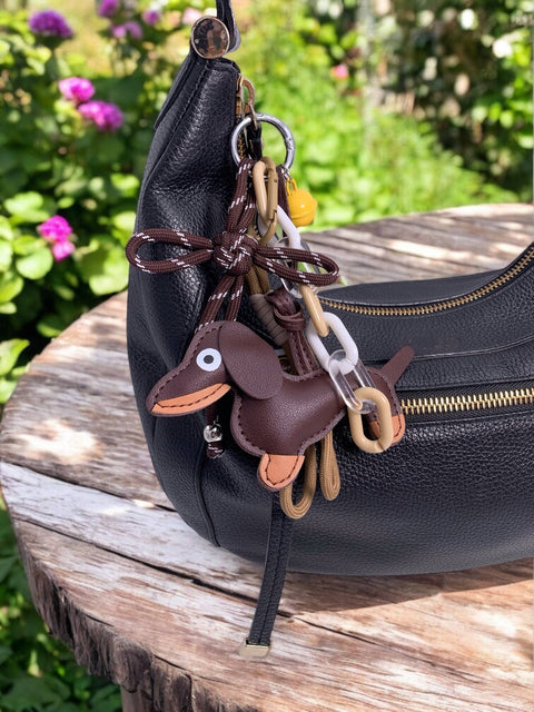 Grigri de sac et porte-clé Chien et clochette PC16