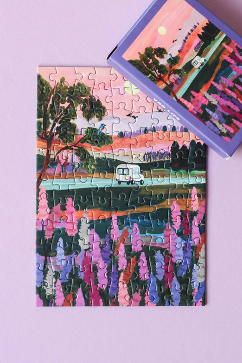 Mini Puzzle de 99 piezas - "Van Life" - Piecely puzzles