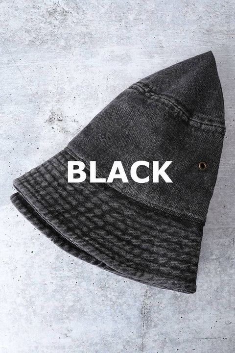 Gorro vintage en denim de algodón - La Familia