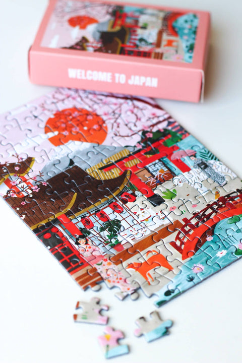 Mini-puzzle de 99 piezas - Bienvenue au Japon - Piecely Puzzles