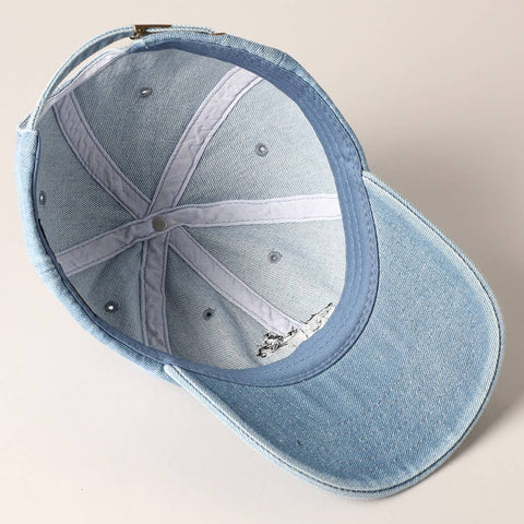 Gorra vaquera bordada “Bulldog Francés” - La Familia