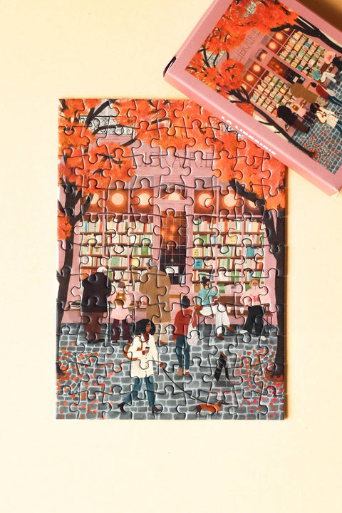 Mini Puzzle de 99 piezas - "La Librairie" - Piecely puzzles