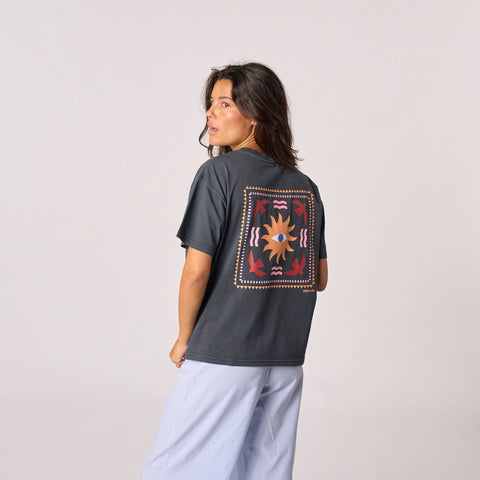 T-shirt femme en 100% coton biologique - Noir