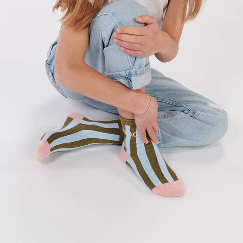 Calcetines de niño con rayas - Peace - Billy Blt