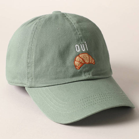 Gorra de béisbol bordada “Croissant” - La Familia