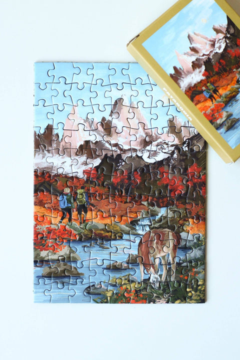 Mini-puzzle de 99 piezas - Patagonie - Piecely Puzzles