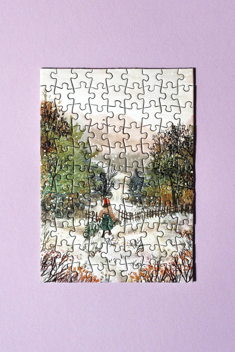Mini-puzzle de 99 piezas - Retour à la maison - Piecely Puzzles