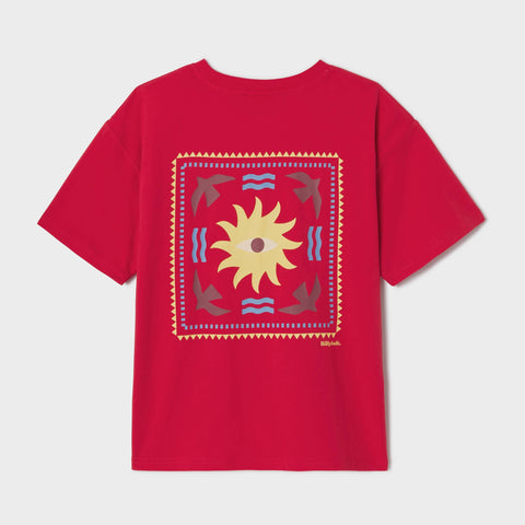 T-shirt femme en 100% coton biologique - Rouge