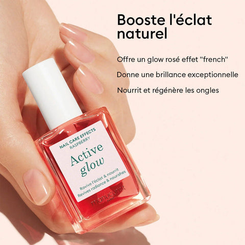 Esmalte de tratamiento - Active Glow Raspberry - Manucurist Paris
