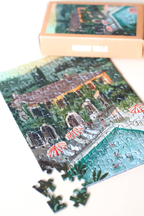 Mini Puzzle de 99 piezas - "Secret Villa" - Piecely puzzles