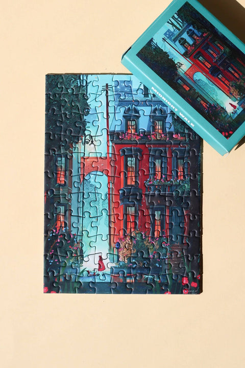 Mini-puzzle de 99 piezas - Promenade de minuit - Piecely Puzzles